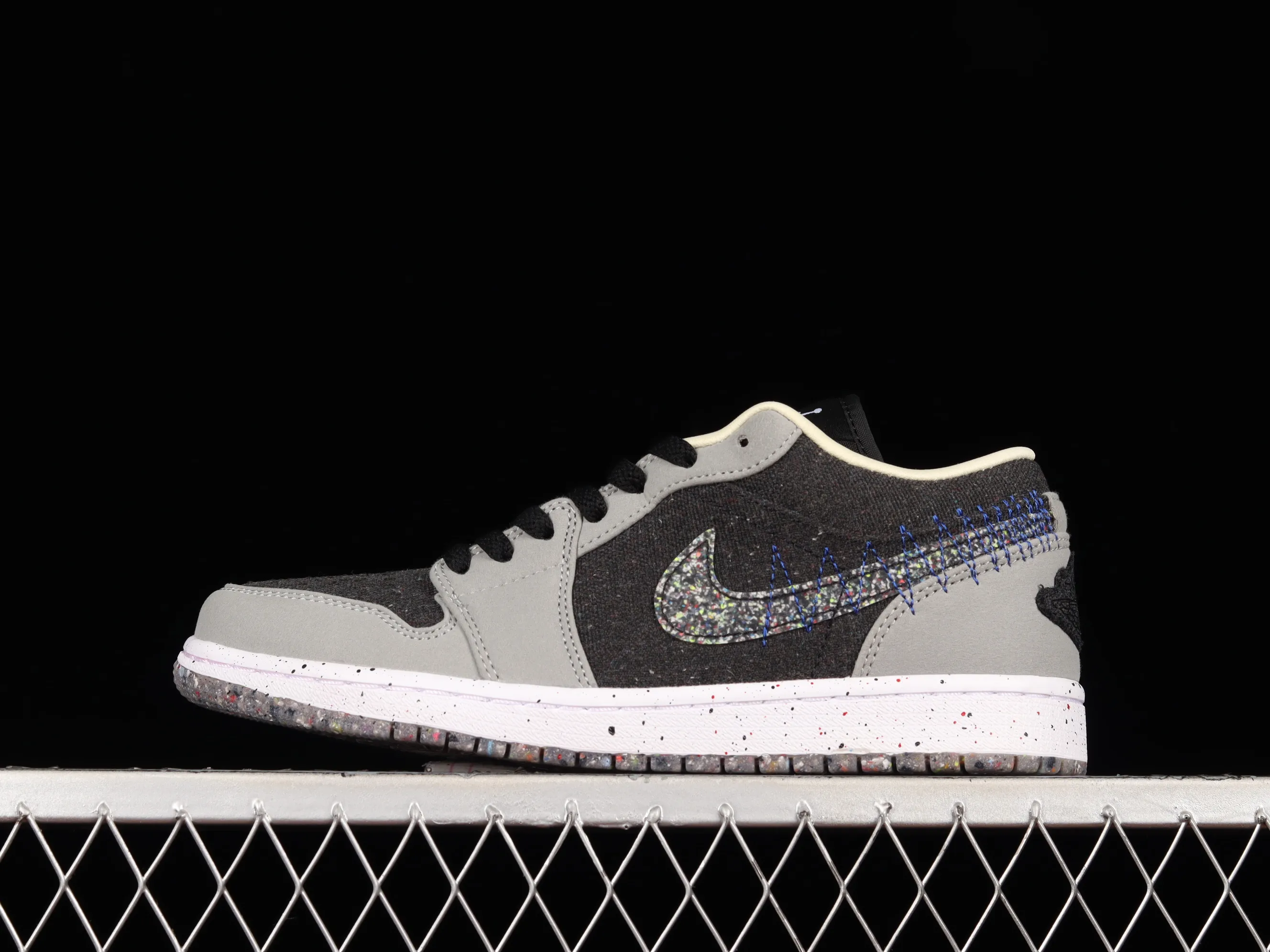 All categories Air Jordan Jordan series basketball shoes Air Jordan 1 Low G version pure original Air Jordan 1 Low AJ1 Joe 1 gray blue black stitching low-top cultural leisure sports sneakers DM4657-001